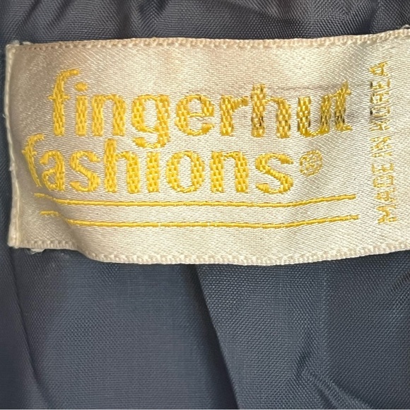 Women’s Vintage 70’s Fingers Fashions Blue Polyvinyl Jacket Size 38 - Picture 13 of 13